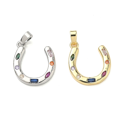 Латунные микро проложить кубического циркония подвески, арочные прелести