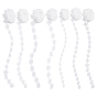 21 mètres 7 styles ruban de dentelle en polyester, fleur, pour les accessoires vestimentaires