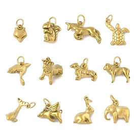 304 подвески из нержавеющей стали, с целью перехода в кольце, золотые