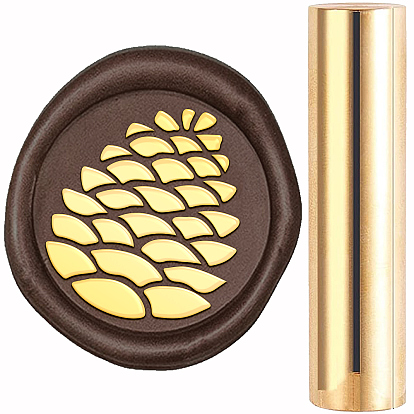 Латунная сургучная печать колонны, для diy scrapbooking, украшение открытки-конверта, золотые, Сердце Pattern