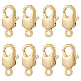 8шт латунные застежки-лобстеры, для изготовления ювелирных изделий
