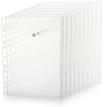 Карманы для папок-регистраторов из полипропилена, прямоугольные