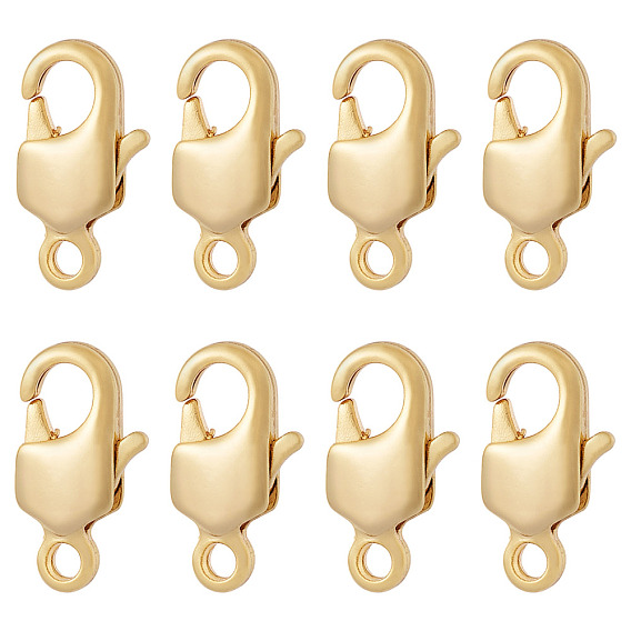 8шт латунные застежки-лобстеры, для изготовления ювелирных изделий