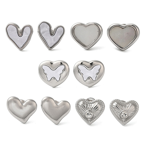 304 из нержавеющей стали серьги, цвет нержавеющей стали