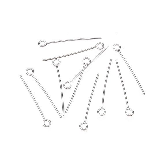 925 булавки для глаз из стерлингового серебра