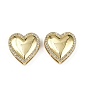 Подвески-слайды из латуни с микропаве из прозрачного кубического циркония в форме сердца, без кадмия и без свинца, стойки покрытие, долговечный