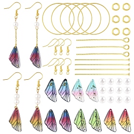 Наборы для самостоятельного изготовления сережек в виде крыльев насекомых