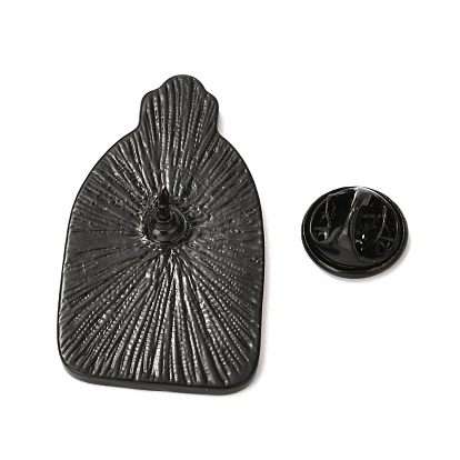 Alloy Enamel Brooches, Enamel Pin, with Butterfly Clutches, Laundry Detergent with Word Bullshit Remover, Electrophoresis Black