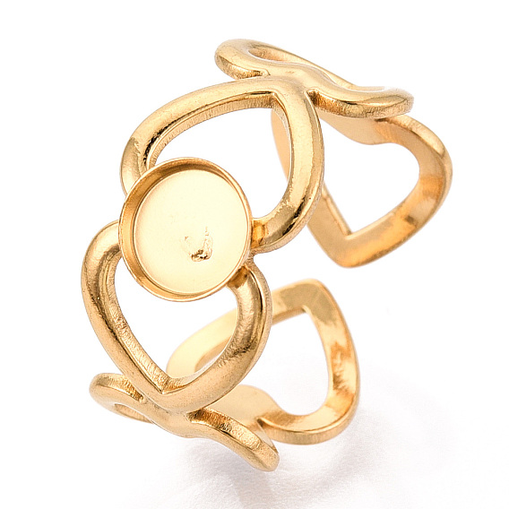 Полое сердце 304 компоненты манжетного кольца из нержавеющей стали, установка круглого кольца, ионное покрытие (ip)