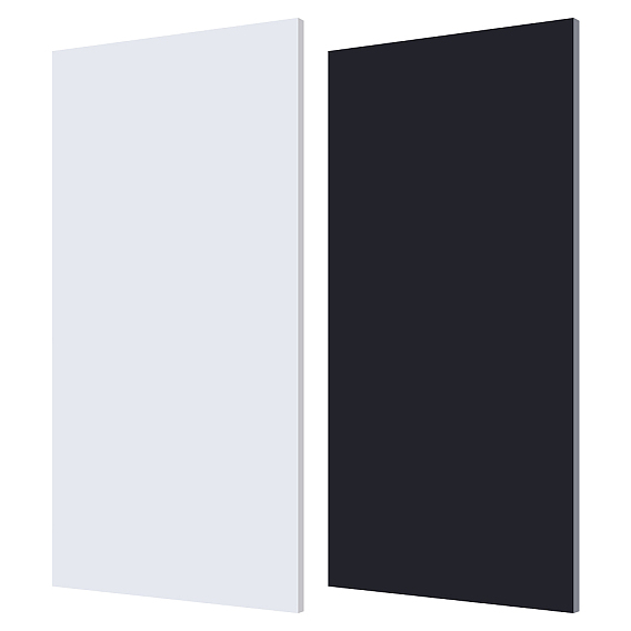 2 листы 2 цветные листы полиэтилена высокой плотности, Прямоугольник и квадрат