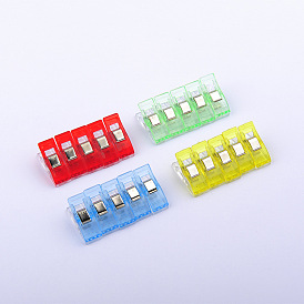 Cloth craft plastic edging clip ax clip plastic small clip sewing positioning clip four-color scale clip