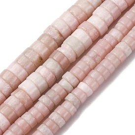 Натуральный розовый опал бусы пряди, диск, Heishi бусы