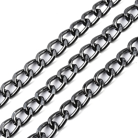Aluminium Curb Chain, Unwelded, with Spool