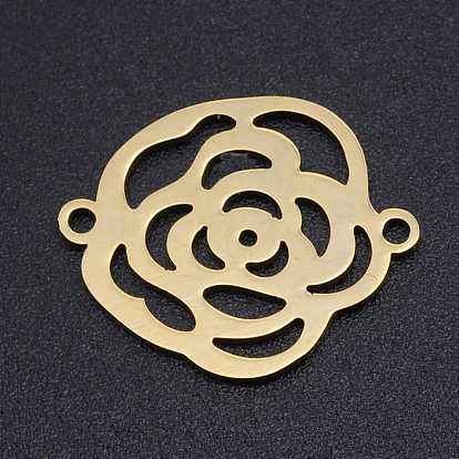201 Stainless Steel Links Connectors, Laser Cut Links, Flower