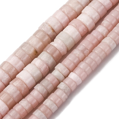 Натуральный розовый опал бусы пряди, диск, Heishi бусы