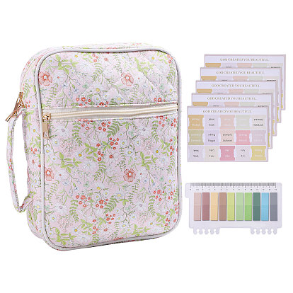 1Набор бумажных наклеек-индексов в богемном стиле, маркерные наклейки блокнот для чтения, В комплекте: 1 пакеты для хранения книг и разделители для домашних животных с прозрачной шкалой.