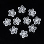 Transparent Acrylic Beads, Flower
