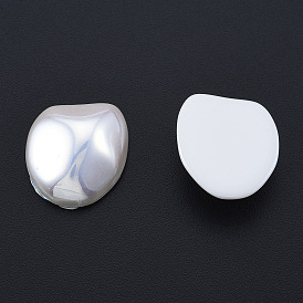 Cabochons en plastique imitation perle abs, nuggets