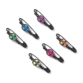 Железные подвески в виде черепа на тему хэллоуина, с акриловой