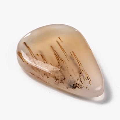 Natural Dendritic Agate Cabochons, Teardrop & Oval & Round