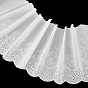 3ярдов хлопковой цветочной кружевной ленты, Цветочная отделка для украшения свадебного платья