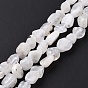 Natural Rainbow Moonstone Beads Strands, Nuggets