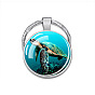 Стеклянный полукруглый/куполообразный брелок с подвеской в виде морских животных, с металлическая фурнитурой, аксессуары для подвески автомобильной сумки
