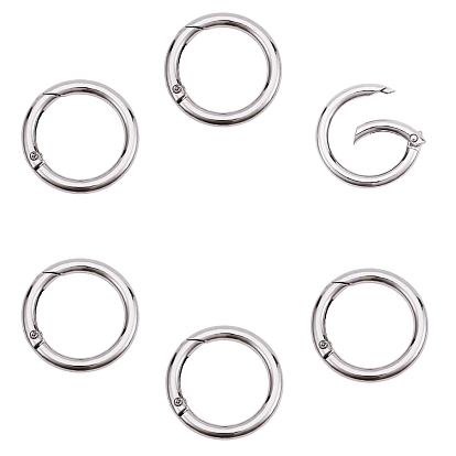 Zinc Alloy Spring Gate Rings, O Rings