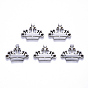 201 Stainless Steel Links Connectors, Laser Cut, Crown