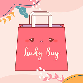 Lucky Bag, Mixed Style Kraft Paper Jewelry Gift Boxes Kits, Rings, Bracelets, Pendant Necklaces Storage Box