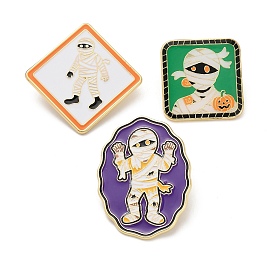 Эмалевые булавки для мумии, булавки для лацканов из сплава для одежды рюкзака