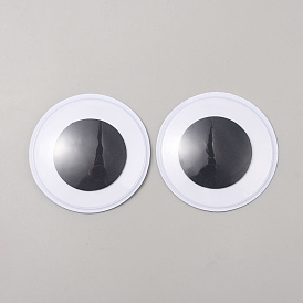 Cabujones de plástico para ojos, con autoadhesivo, diy scrapbooking manualidades accesorios de juguete