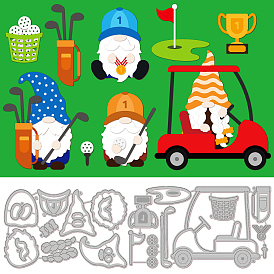 Трафареты для резки углеродистой стали на тему гольфа, для diy scrapbooking, Фотоальбом, декоративная бумага для тиснения, цвет нержавеющей стали