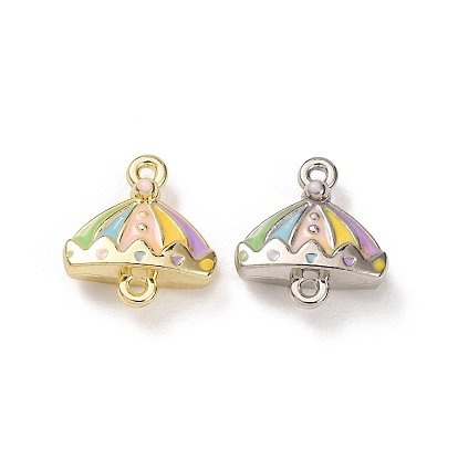 Подвески из сплава эмали, разноцветные звенья в форме карусели