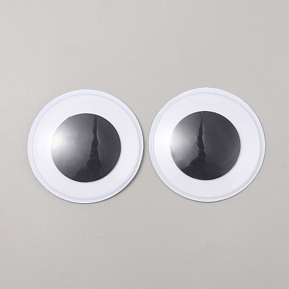 Cabujones de plástico para ojos, con autoadhesivo, diy scrapbooking manualidades accesorios de juguete