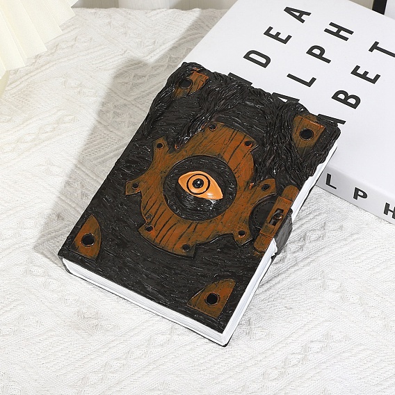 Хэллоуин демон глаз ужас книга домашний декор смола ремесло орнамент зло книга атмосфера