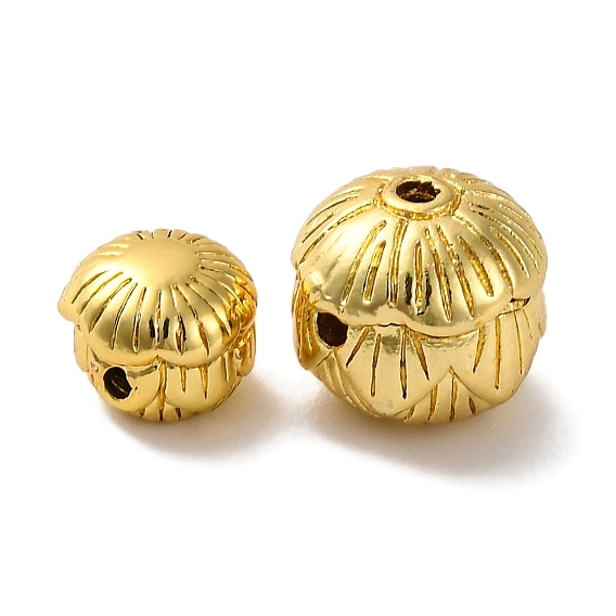 Стойка в форме желудя, покрытие, латунная бусина, 3-Т-образные бусины гуру с отверстиями, без свинца и без кадмия, долговечный