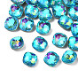 Verre cabochons en strass, accessoires nail art de décoration, facette, carrée