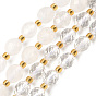 Природных кристаллов кварца бисер нитей, горного хрусталя, граненые, рис, с бисером