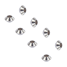 Unicraftale 304 Stainless Steel Bicone Spacer Beads