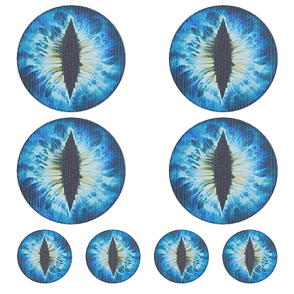 4 пары 2 стили ПВХ-наклейка на фару автомобиля, для украшения автомобиля