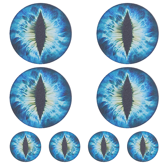 4 пары 2 стили ПВХ-наклейка на фару автомобиля, для украшения автомобиля