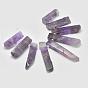 Natural Amethyst Graduated Beads Strands, Nuggets