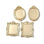 Сеттинги для кулона (кабошонов), латунь , реальный 14 k позолоченный, долговечный