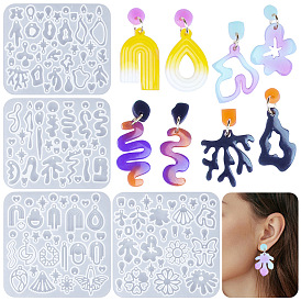 DIY силиконовые формы кулон, формы для литья смолы, для уф-смолы, изготовление ювелирных изделий из эпоксидной смолы