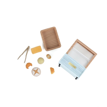 Витрины для хлеба и сладостей из смолы, миниатюрные украшения, для садовых кукольных домиков