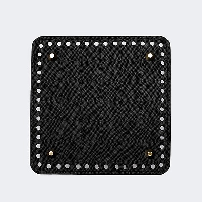 Дно сумки из искусственной кожи, со сплавочной фурнитурой, для самостоятельного изготовления вязаной крючком сумки