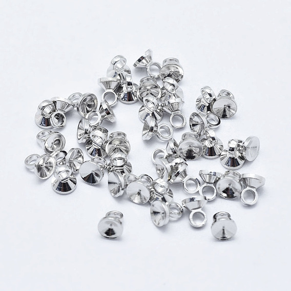 Латунная бусина, плоско-круглые, долговечный, без никеля 