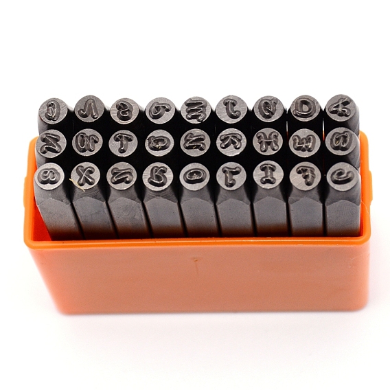 Марки из углеродистой стали, инструменты кожевенного дела, алфавит