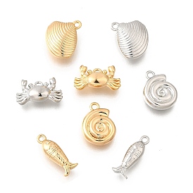 Латунные подвески на тему океана